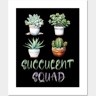 succulent squad Posters and Art